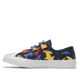 Jack Purcell Low Easy-On ”Shark Bite – Svart”