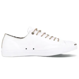 Jack Purcell Slitstarka, halkfria låga casual- och skateboardskor, unisex, vita