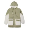 Jackor Asiatisk storlek ”Olive Green White”
