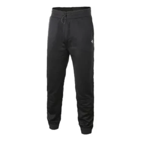 Joggingbyxor med logotryck i stickat, asiatiska storlekar ”Svart”