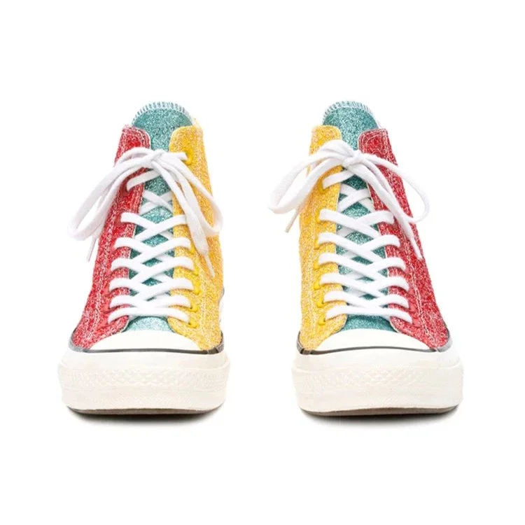 JW Anderson x Chuck 70 Hi ”Glitter Pack – Cherry Sulphur” JW Anderson x Chuck 70 Hi ”Glitter Pack – Cherry Sulphur”