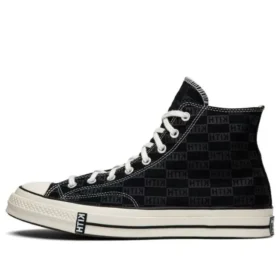 Kith x Chuck 70 High ”Black Monogram”