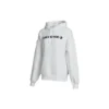 Klassisk logotyp Athleisure Casual Sports Fleecefodrad hoodie Vit