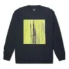 Könsneutral Converse Shapes Bubble Crewneck-tröja Asiatisk storlek ”Svart”