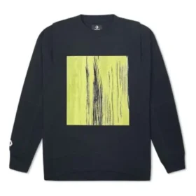 Könsneutral Converse Shapes Bubble Crewneck-tröja Asiatisk storlek ”Svart”
