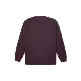 Könsneutralt Converse Shapes Bubble Crewneck-tröja Asiatisk storlek ”Black Currant”