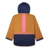 Konvertibel hoodie-klänning i asiatisk storlek ”Navy Tan”