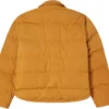 Kort dunjackor i asiatisk storlek ”Wheat”