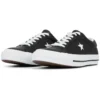 Läder One Star Low Top ”Black White”