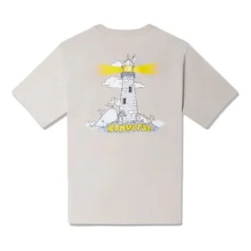 Lighthouse T-shirt Asiatisk storlek ”Beige”