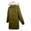 Lång dunjackor i asiatiska storlekar ”Olive Green”