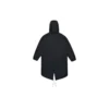 Lång trenchcoat i dun, asiatisk storlek ”Black”