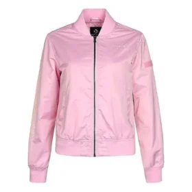 Långärmad jacka med ståkrage, asiatiska storlekar ”Pink”