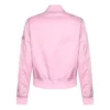 Långärmad jacka med ståkrage, asiatiska storlekar ”Pink”