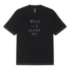 Logo-T-shirt Asiatiska storlekar ”Black”