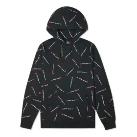 Love Pattern Full Print Sports Couple Style Svart