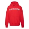 Love The Progress 2.0 Oversized Pullover Hoodie Asiatisk storlek ”Röd”