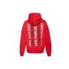 Love The Progress 2.0 Oversized Pullover Hoodie Asiatisk storlek ”Röd”