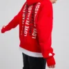 Love The Progress 2.0 Oversized Pullover Hoodie Asiatisk storlek ”Röd”