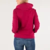 Love the Progress-hoodie med tryck, asiatiska storlekar ”Röd”