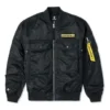 Military Pack Ma-1 Jackor Asiatiska storlekar ”Black”