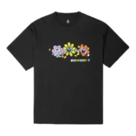 Much Love T-shirt med rund hals Asiatisk storlek ”Black”