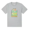 New Heights-T-shirt med tryck, asiatiska storlekar ”Grå”