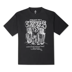 Nonstop Joy Graphic T-shirt Asiatiska storlekar ”Svart”