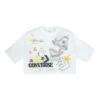 NOTEBOOK DOODLE OS CROP T-shirt Vit OPTICAL Vit