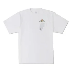 Novelty Cloud Pocket Tee i asiatiska storlekar ”Vit”
