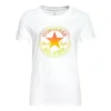 Ombre Chuck Patch Crew T-shirt Asiatisk storlek ”White Yellow”