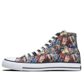 One Piece x Converse Chuck Taylor All Star 100 PT HI Canvas-skor Multicolor