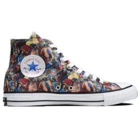 One Piece x Converse Chuck Taylor All Star 100 PT HI Canvas-skor Multicolor