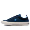 One Star halkfria slitstarka låga casual-skateboardskor, blå