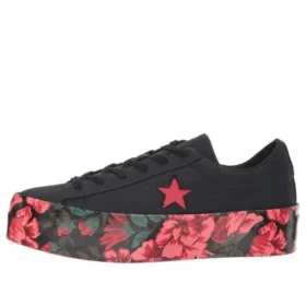 One Star Ox Shoes Svart/Röd