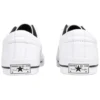 One Star Perforated Leather Low Top ”White Black”