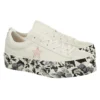 One Star Platform Ox Canvas-skor Vit/Svart/Rosa