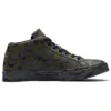 One Star Retro Mid Tops Skateboardskor Unisex Kamouflage Grön
