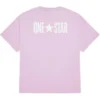 One Star T-shirt Asiatisk storlek ”Purple White”