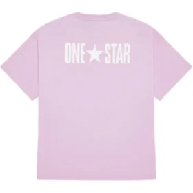 One Star T-shirt Asiatisk storlek ”Purple White”