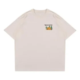 Outdoor Graphic Tee Asiatisk storlek ”Beige”