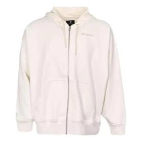 Oversized-hoodie med hel dragkedja, asiatiska storlekar, ”Off White”