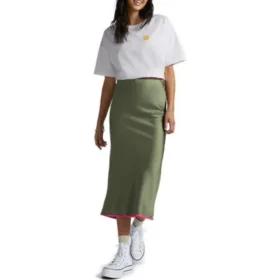Oversized T-shirt med blommönster, asiatisk storlek ”Vit”
