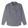 Oxford-skjorta med knappar, asiatisk storlek ”Grey Blue”