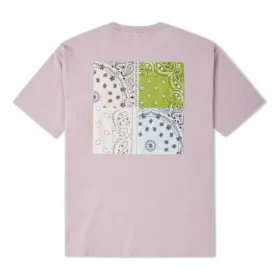 Paisley Pattern T-Shirt Asia Sizing ”Pink”