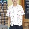 Park Gym All Over Print Shirt Asia-storlekar ”White”
