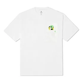 Park Gym-T-shirt med tryck Asiatiska storlekar ”White”