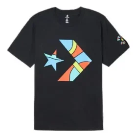Peace and Unity kortärmad T-shirt Asiatisk storlek ”Svart”