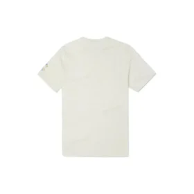 Peace & Unity T-shirt i bomullsjersey Asiatisk storlek ”Egret”