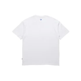 Pics Applique kortärmad T-shirt Unisex Vit